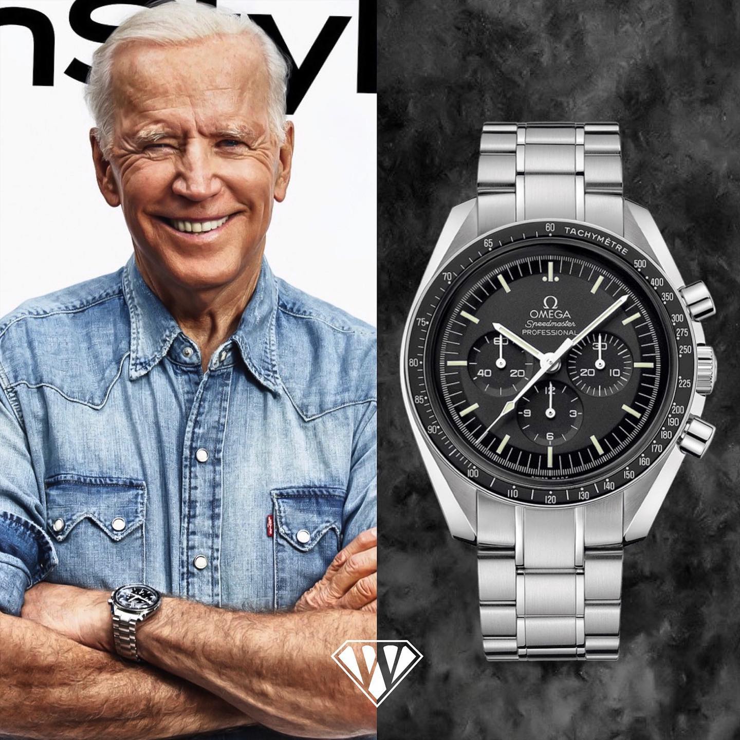 Joe Biden Omega Speedmaster Watch