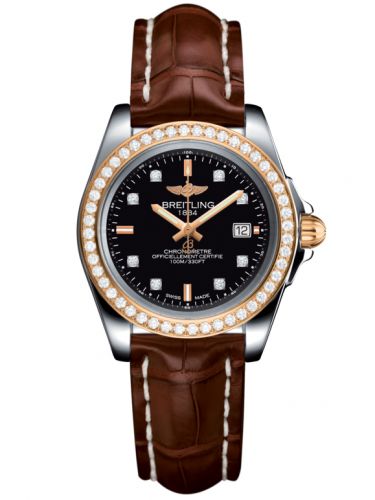 Galactic 32 Sleek Edition Stainless Steel / Rose Gold / Diamond / Trophy Black Diamond / Croco