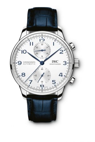 Portugieser Chronograph Stainless Steel / Silver – Blue