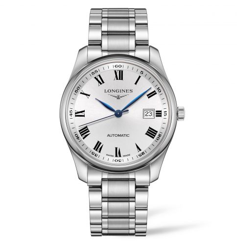 Master Collection 40 Date Stainless Steel / Silver-Roman / Alligator / DFS