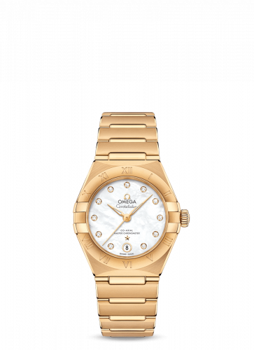 Constellation Manhattan 29 Co-Axial Master Chronometer Yellow Gold / MOP