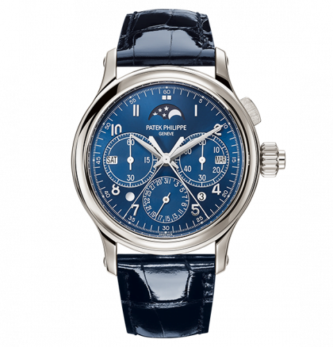 Perpetual Calendar Split-Seconds Chronograph 5372 Platinum / Blue