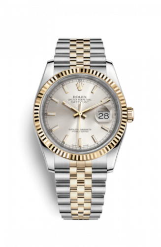 Datejust 36 Rolesor Yellow Fluted / Jubilee / Silver