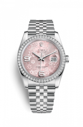 Datejust 36 Stainless Steel Diamond / Jubilee / Pink Floral