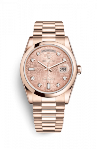 Day-Date 36 Everose Domed / President / Pink Computer