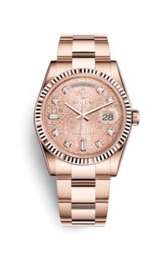 Day-Date 36 Everose Fluted / Oyster / Pink Computer