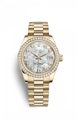 Datejust 31 Yellow Gold Diamond / President / MOP