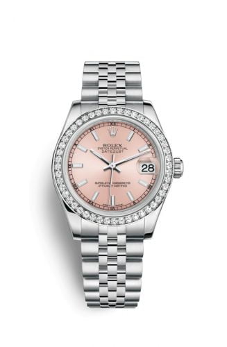 Datejust 31 Stainless Steel Diamond / Jubilee / Pink