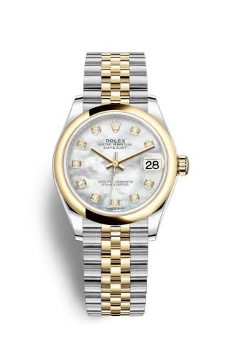Datejust 31 Stainless Steel / Yellow Gold / Domed / MOP / Jubilee