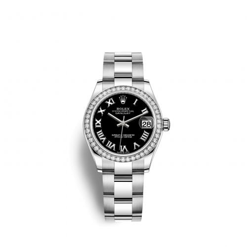 Datejust 31 Stainless Steel Diamond / Oyster / Black – Roman