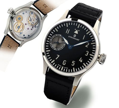 Nav B-Uhr 47 ST1 Premium Silver