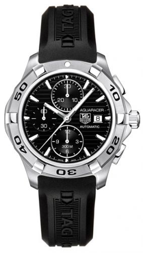 Aquaracer 300M Calibre 16 42 Stainless Steel / Black / Rubber