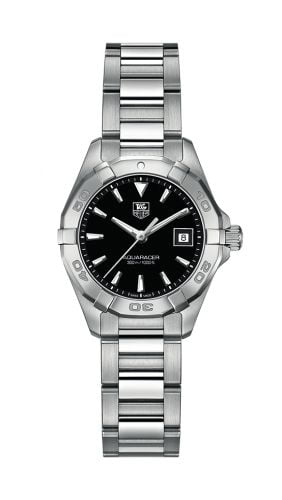 Aquaracer 300M Quartz 27 Stainless Steel / Black / Bracelet