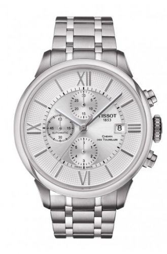 Chemin des Tourelles Automatic Chronograph Stainless Steel / Silver / Bracelet