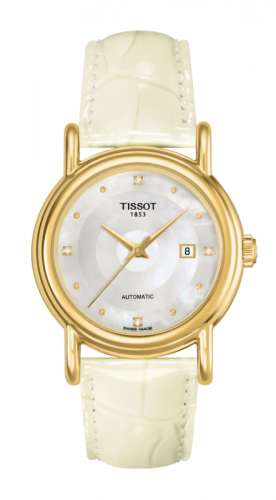Carson Automatic 29.7 Yellow Gold / MOP / Strap