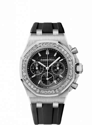 Royal Oak OffShore 26231 Lady Chronograph Stainless Steel / Black / Diamond